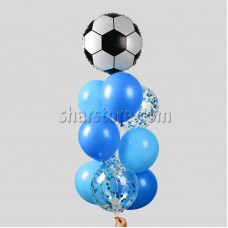 Букет шаров «Футбольный мяч»