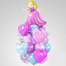 Букет шаров «Принцесса на празднике»
