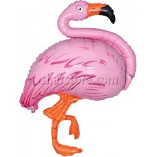 Шар фигура «Розовый фламинго» 130 см.