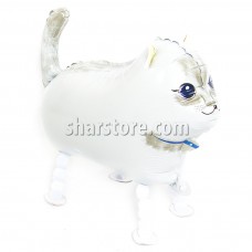Ходячая фигура «Кошка» белая 64 см.
