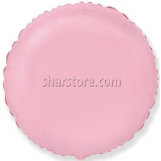 Шар круг розовый 46 см.