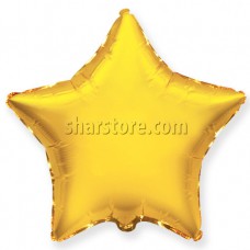 Шар звезда золото 46 см.