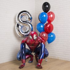 Композиция шаров «Человек-паук»